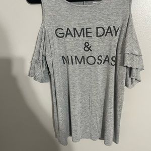 Game day off the shoulder tank